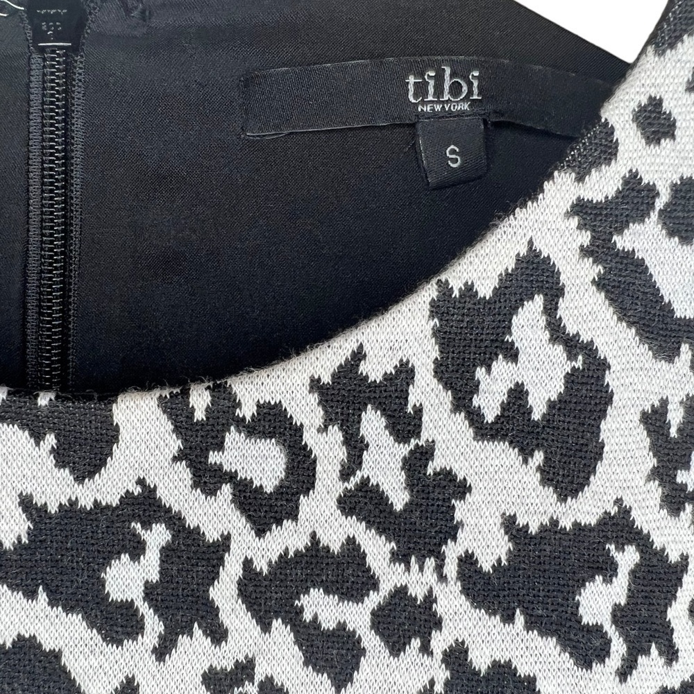 Tibi | Leopard Print | Fit and Flare Dress - Picture 5 of 5